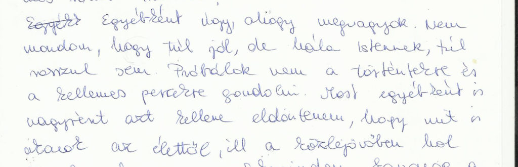 M&eacute;rleg jegyű nő &iacute;r&aacute;sa