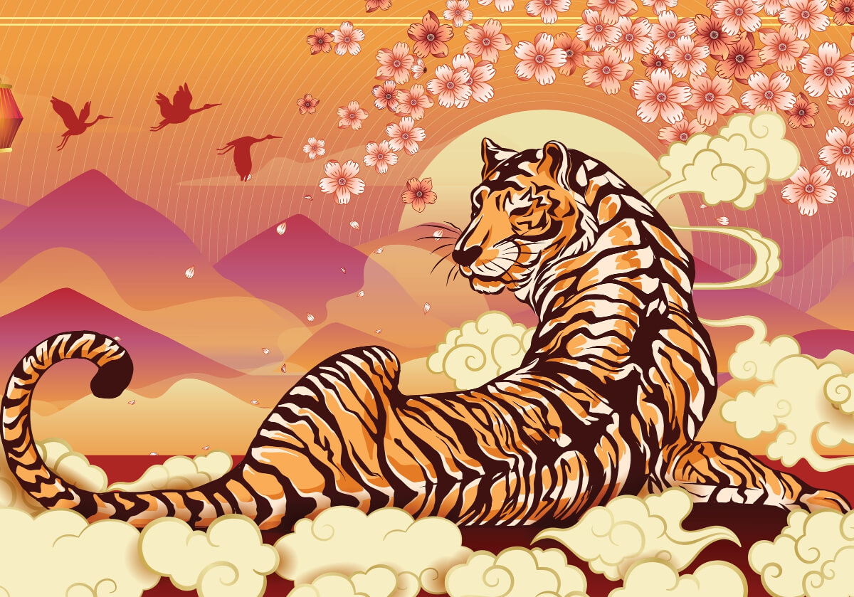 Tigris h&oacute;napja